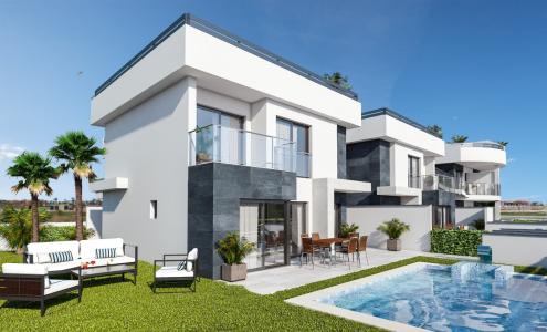 Villa con parking y piscina privada en Los Alcázares, 110 mt2, 3 habitaciones