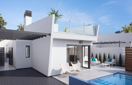 Villa en los Alcázares, nueva construcción, parcela privada, 114 mt2, 3 habitaciones