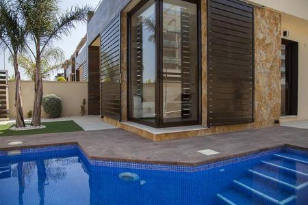 Promoción de villas de obra nueva a 750 m de la playa en Lo Pagán, 103 mt2, 3 habitaciones