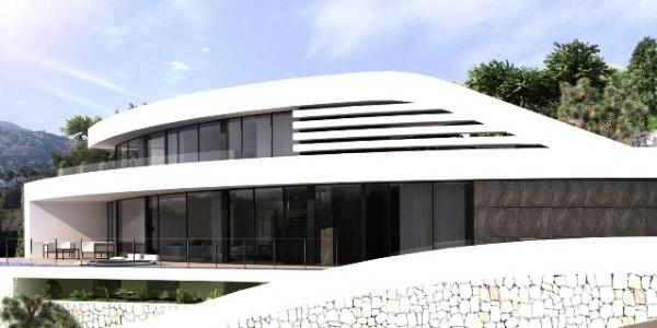 Projecto de villa ultra moderna con vistas al mar en El portet, 500 mt2, 4 habitaciones