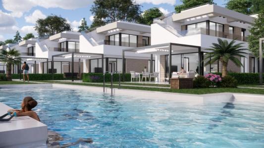 VILLAS DE OBRA NUEVA EN PILAR DE LA HORADADA EN EL CAMPO DE GOLF, 120 mt2, 3 habitaciones