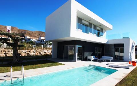 Villas nueva construcción con amplia parcela en Finestrat - Sierra cortina, 308 mt2, 3 habitaciones