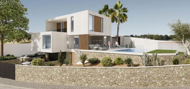 ▷Proyecto de Construcción Villa Moderna Teulada con Piscina Alicante Costa Blanca, 394 mt2, 4 habitaciones