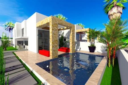 Nueva construccion de 7 viviendas unifamiliares de lujo con piscina privada, Torrevieja, 238 mt2, 4 habitaciones