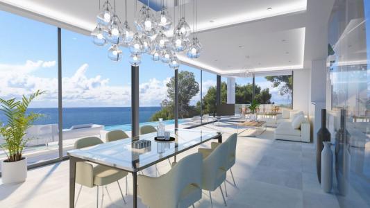 Preciosa villa de nueva construcción de estilo moderno con vistas panorámicas al mar en Benissa, 490 mt2, 4 habitaciones