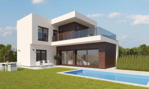 Villa junto campo golf, 3 habitaciones, 2 baños, jardín y piscina privada en San Javier, 141 mt2, 3 habitaciones