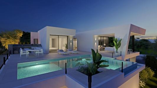 Lujoso chalet en venta de diseño moderno Ibiza Style en Costa Blanca Alicante GV5099A, 348 mt2, 3 habitaciones