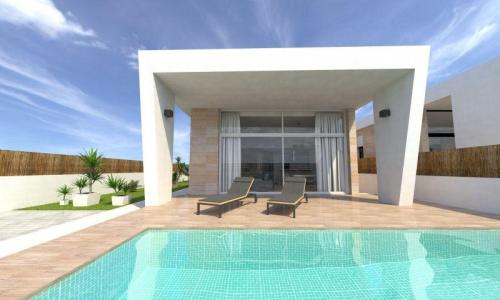Nuevo proyecto, villa independiente en una sola planta, parcela con piscina privada . Desde 429.000€, 135 mt2, 3 habitaciones