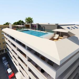 obra nueva en calle Mallorca , con garaje , piscina y  zona chill out, 80 mt2, 2 habitaciones