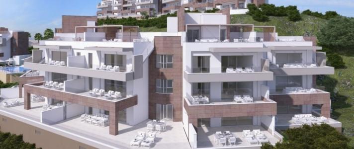 Nuevos apartamentos en venta sobre plano de 2 y 3 dormitorios y áticos en La Cala Resort, Mijas Cost, 93 mt2, 2 habitaciones