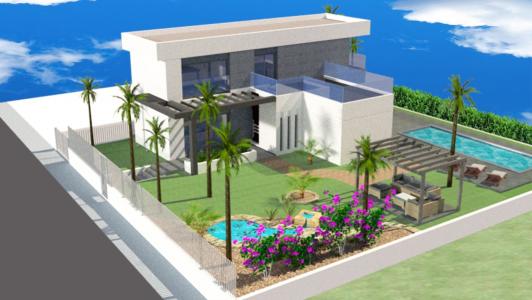 VILLA NATURE - Villa de 150 m2 con parcela independiente y piscina privada en Polop de la Marina, 150 mt2, 3 habitaciones