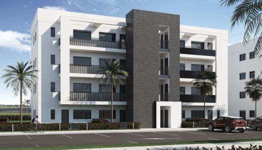 Apartamentos de obra nueva a estrenar en edificio con jardín, terraza o solárium en Alhama de Murcia, 76 mt2, 2 habitaciones