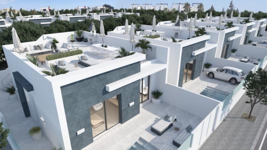 Villas en una sola planta con piscina privada y solarium en Balsicas, Murcia, 89 mt2, 3 habitaciones