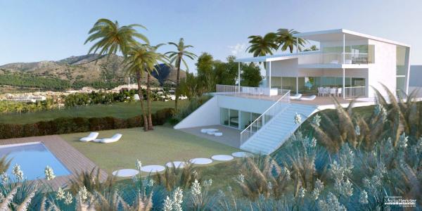 Villa de lujo de 4 dormitorios con piscina desbordante privada, 650 mt2, 4 habitaciones