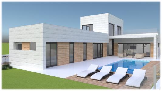 Proyecto de casa nueva con jardín y piscina en Mas Alba, 235 mt2, 4 habitaciones