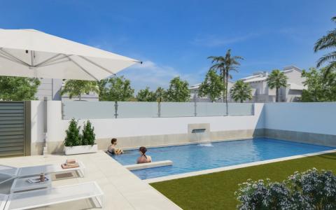 Piso nuevo 2 dormitorios 2 baños piscina 1000 metros de las playas Lo Pagan, 59 mt2, 2 habitaciones