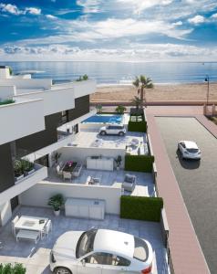 Pisos nuevos en 1ª línea de mar Pozo del Esparto (Costa de Almería), 135 mt2, 2 habitaciones