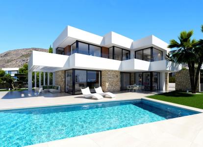Moderna villa con amplia parcela en Sierra Cortina, Finestrat, 319 mt2, 4 habitaciones
