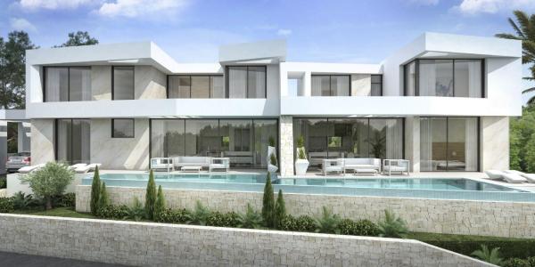 Villa de obra nueva con vistas al mar en Moraira, 170 mt2, 3 habitaciones