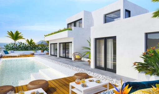 New Ibiza Style Villa, 320 mt2, 4 habitaciones