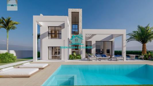 Chalet de lujo con gran terraza y solarium en residencial de obra nueva con vistas al mar, 224 mt2, 3 habitaciones