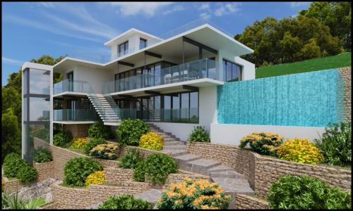 Chalet para reformar con proyecto para Villa de lujo con vistas al mar en Benidorm, 472 mt2, 4 habitaciones