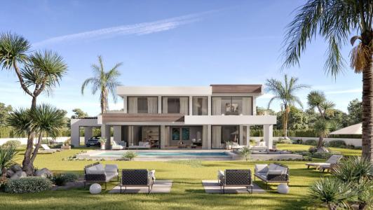 Villa de lujo de 4 dormitorios con piscina privada que ofrece magníficas vistas al mar Manilva, 232 mt2, 4 habitaciones