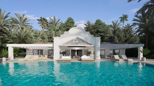 Preciosa villa de lujo con arquitectura ibicenca en Nueva Andalucía, Marbella, 1176 mt2, 6 habitaciones