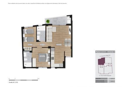 Obra nueva de 2 dormitorios!, 70 mt2, 2 habitaciones