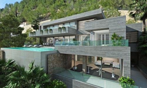 Villa vista al mar con piscina privada en Cumbres del Sol Benitachell, 730 mt2, 4 habitaciones