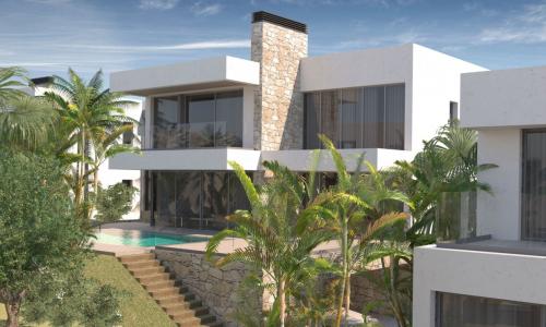 villas de diseño a 100 metros de la playa, 300 mt2, 4 habitaciones