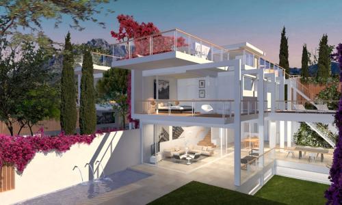 Villa moderna y luminosa de Obra nueva,  con parcela individual situada en Marbella, 347 mt2, 3 habitaciones