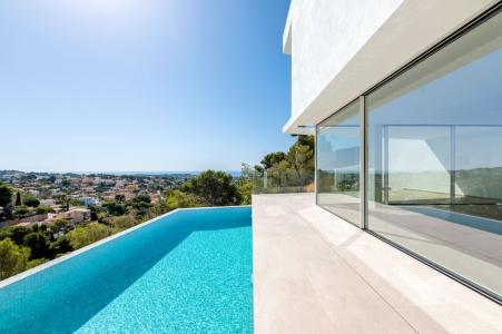 Benissa Costa: Moderna villa de lujo con vistas panorámicas al mar, 260 mt2, 3 habitaciones