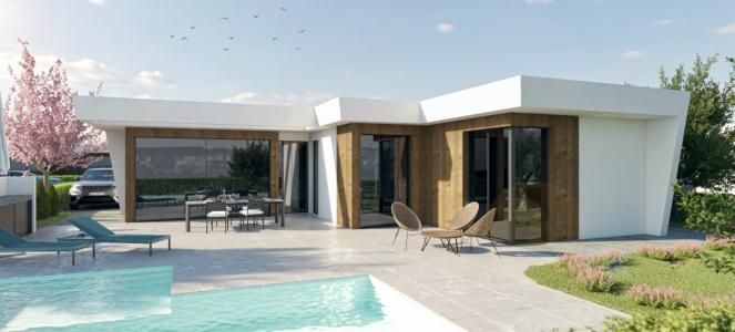 Super villa de un plan de 4 dormitorios y jardín de buen tamaño y piscina privada en resort de golf, 140 mt2, 4 habitaciones