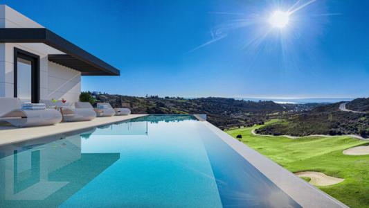 Off-plan Luxury Villa With Infinity Pool On Rooftop And Sea Views For Sale In Alboranview, Estepona, 234 mt2, 3 habitaciones